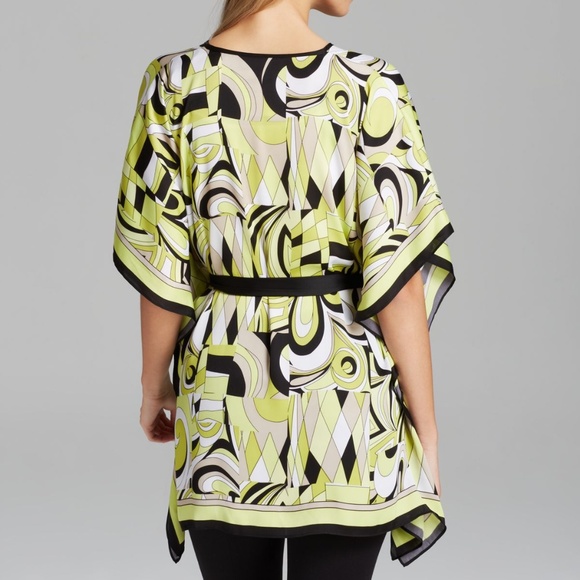 MICHAEL KORS V-Neck Belted Kimono Top (Sm./Med)NWT - Picture 2 of 3